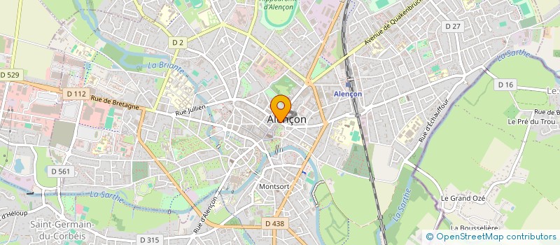 localisation de l'entreprise MONSIEUR PIERRE LHUILLERY à ALENCON