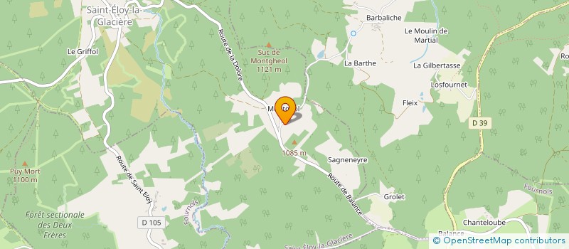 localisation de l'entreprise MONSIEUR PIERRE LIBERAS  SAINT-AMANT-ROCHE-SAVINE