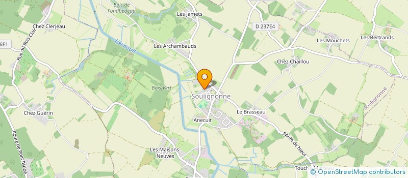 localisation de l'entreprise MONSIEUR PIERRE LIBOT  SOULIGNONNE