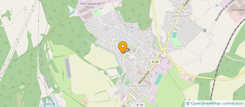 localisation de l'entreprise MONSIEUR PIERRE LIERMANN  FOLSCHVILLER