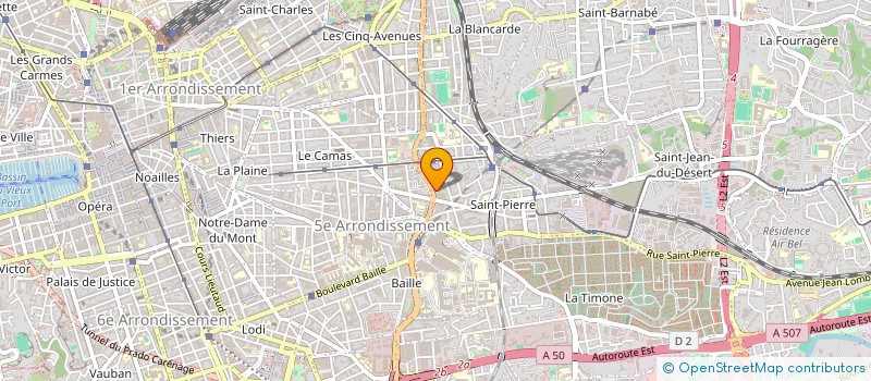 localisation de l'entreprise MONSIEUR PIERRE LIEUTIER à MARSEILLE