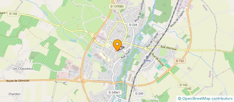 localisation de l'entreprise MONSIEUR PIERRE LIGNY à PONS