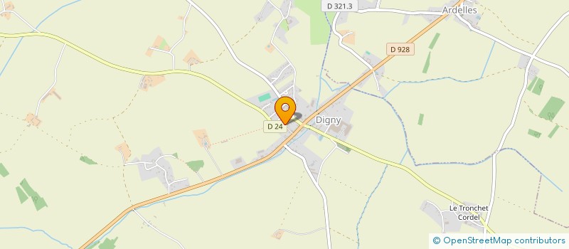 localisation de l'entreprise MONSIEUR PIERRE LINE à DIGNY