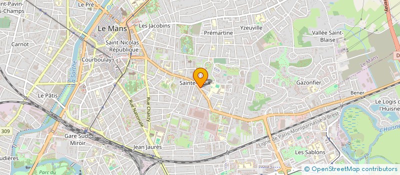 localisation de l'entreprise MONSIEUR PIERRE LINOT  LE MANS