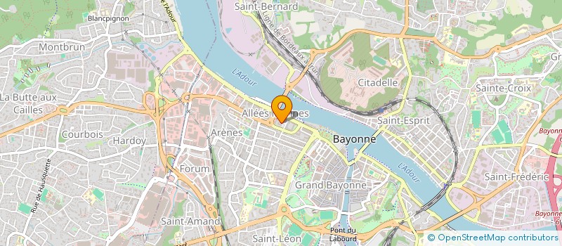 localisation de l'entreprise MONSIEUR PIERRE LISSART à BAYONNE