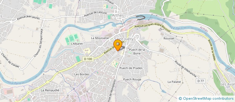 localisation de l'entreprise MONSIEUR PIERRE LISSILLOUR  SAINT-JUERY