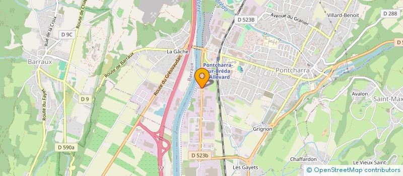 localisation de l'entreprise MONSIEUR PIERRE LIVIDINI  PONTCHARRA