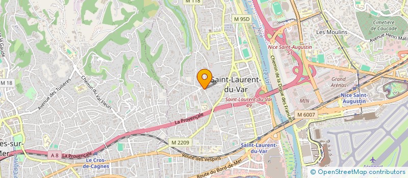 localisation de l'entreprise MONSIEUR PIERRE LIZEE à SAINT-LAURENT-DU-VAR