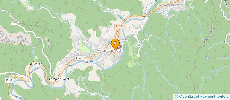 localisation de l'entreprise MONSIEUR PIERRE LOBSTEIN  ARLES-SUR-TECH