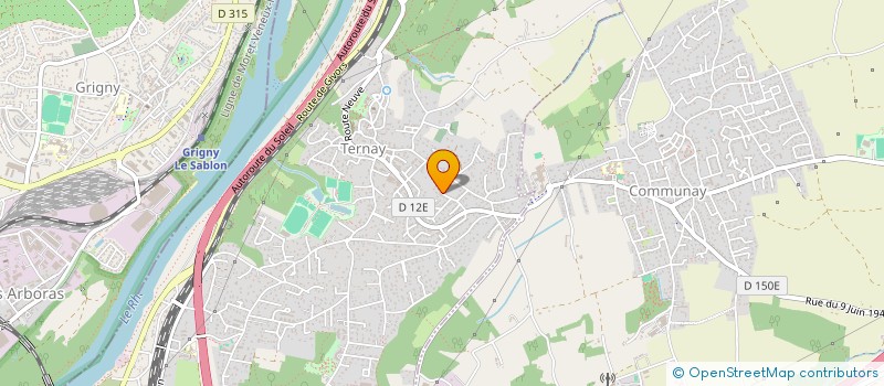 localisation de l'entreprise MONSIEUR PIERRE-LOIC BARATIER  TERNAY