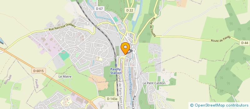 localisation de l'entreprise MONSIEUR PIERRE LOISEAU à PAVILLY