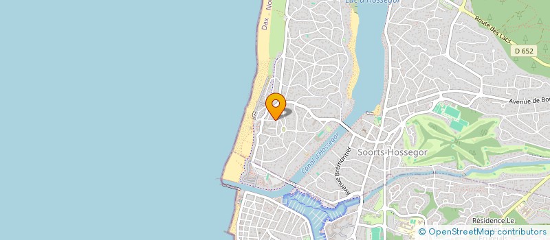 localisation de l'entreprise MONSIEUR PIERRE LOMBARD  SOORTS-HOSSEGOR