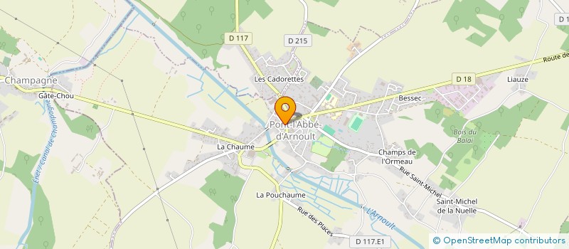 localisation de l'entreprise MONSIEUR PIERRE LONCEINT  PONT-L'ABBE-D'ARNOULT