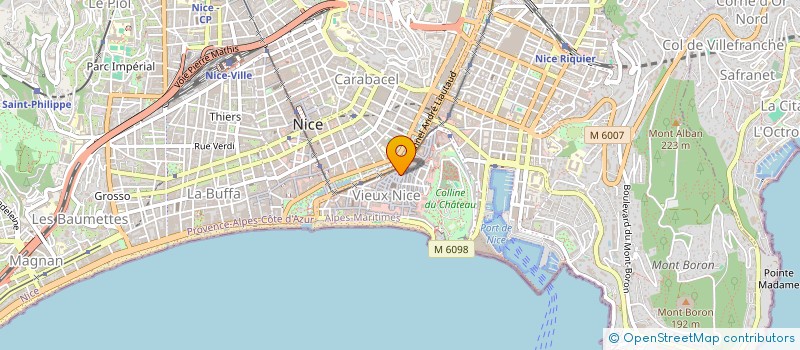 localisation de l'entreprise MONSIEUR PIERRE LONGO à NICE