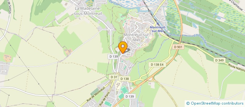 localisation de l'entreprise MONSIEUR PIERRE LOONIS  MONTREUIL-SUR-MER