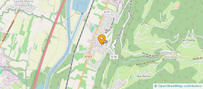 localisation de l'entreprise MONSIEUR PIERRE LOOSDREGT  LE CHEYLAS