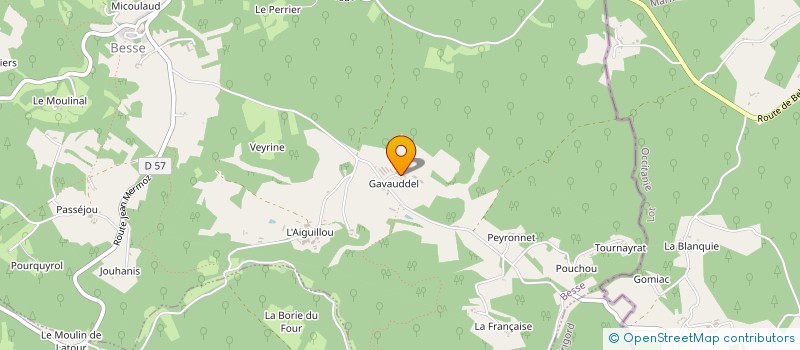 localisation de l'entreprise MONSIEUR PIERRE LORBLANCHER à BESSE