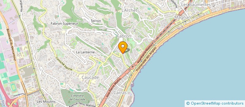 localisation de l'entreprise MONSIEUR PIERRE LORENZO  NICE