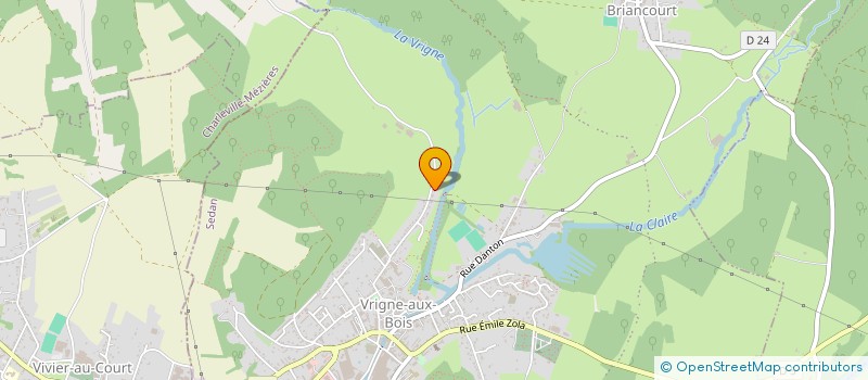 localisation de l'entreprise MONSIEUR PIERRE LORIOT  VRIGNE AUX BOIS