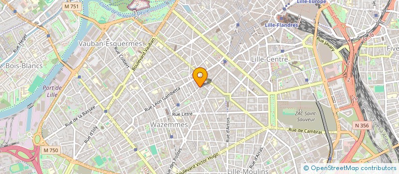 localisation de l'entreprise MONSIEUR PIERRE LORTHOIS  LILLE