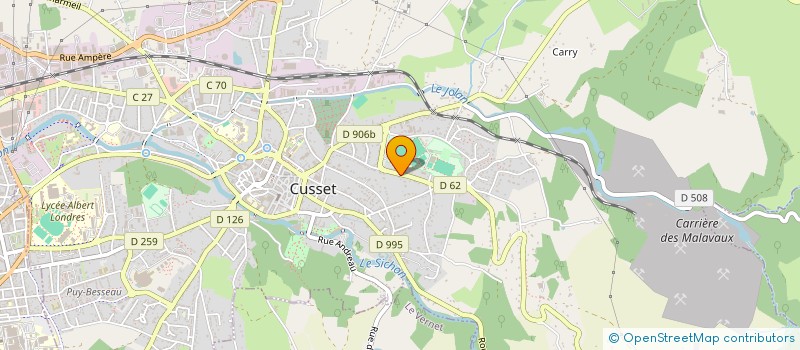 localisation de l'entreprise MONSIEUR PIERRE LORUT à CUSSET