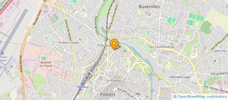 localisation de l'entreprise MONSIEUR PIERRE LOUBAUD à POITIERS