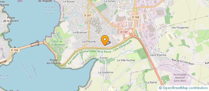 localisation de l'entreprise MONSIEUR PIERRE LOUBOUTIN  SAINT-MALO