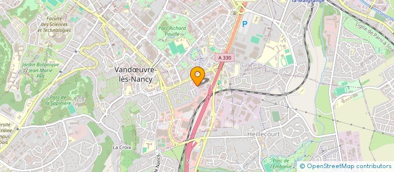localisation de l'entreprise MONSIEUR PIERRE LOUIS  VANDUVRE-LES-NANCY