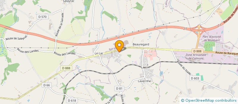 localisation de l'entreprise MONSIEUR PIERRE-LOUIS ALARY  MANHAC