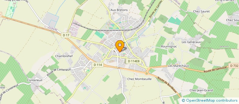 localisation de l'entreprise MONSIEUR PIERRE-LOUIS AMBLARD  COZES