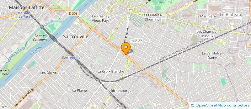 localisation de l'entreprise MONSIEUR PIERRE-LOUIS AUGUSTIN à SARTROUVILLE