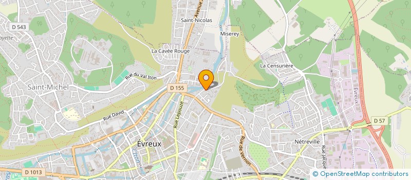 localisation de l'entreprise MONSIEUR PIERRE-LOUIS BERTHOLLET DUCHENET  EVREUX