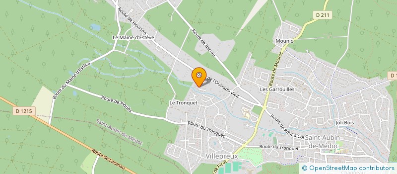 localisation de l'entreprise MONSIEUR PIERRE-LOUIS BOURGOIN  SAINT-AUBIN-DE-MEDOC