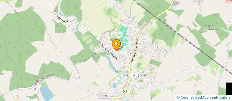 localisation de l'entreprise MONSIEUR PIERRE-LOUIS BROQUEREAU  NIEUIL-L'ESPOIR