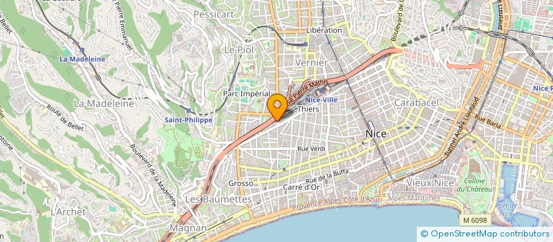 localisation de l'entreprise MONSIEUR PIERRE-LOUIS CANESTRIER à NICE