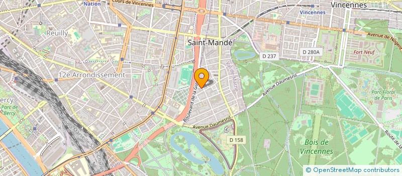 localisation de l'entreprise MONSIEUR PIERRE-LOUIS CARRE  SAINT-MANDE