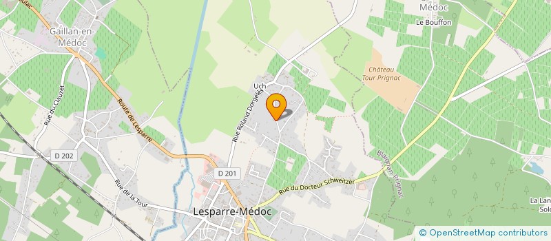 localisation de l'entreprise MONSIEUR PIERRE-LOUIS CHAIX  LESPARRE-MEDOC