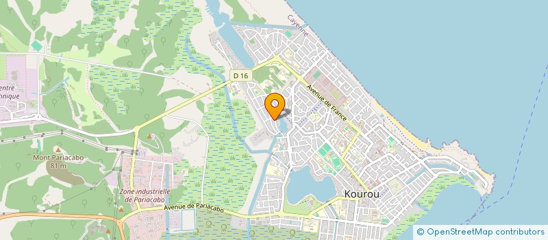localisation de l'entreprise MONSIEUR PIERRE LOUIS CHARLES à KOUROU