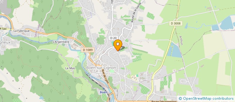 localisation de l'entreprise MONSIEUR PIERRE-LOUIS CHARLES  BOEN-SUR-LIGNON