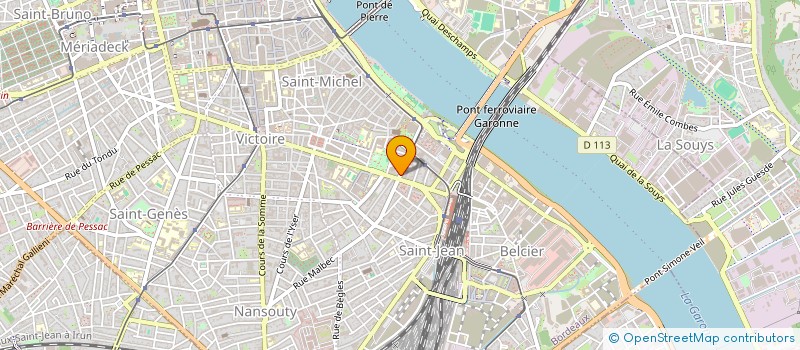 localisation de l'entreprise MONSIEUR PIERRE-LOUIS CORDONNIER  BORDEAUX