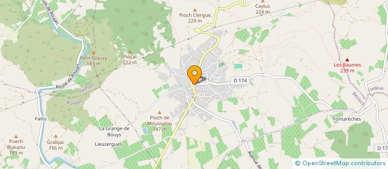 localisation de l'entreprise MONSIEUR PIERRE LOUIS COUDERC  NEFFIES