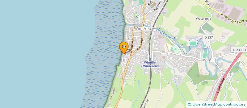 localisation de l'entreprise MONSIEUR PIERRE-LOUIS COUVELARD  WIMEREUX