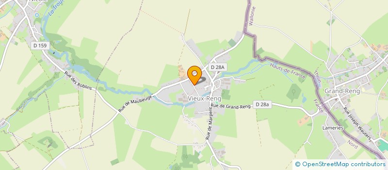 localisation de l'entreprise MONSIEUR PIERRE-LOUIS DEJEAN  ROUSIES