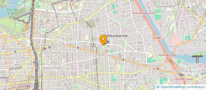 localisation de l'entreprise MONSIEUR PIERRE-LOUIS DELAMARE à VILLEURBANNE