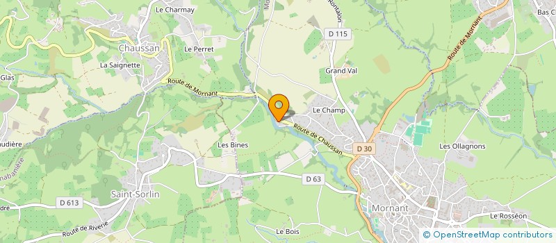 localisation de l'entreprise MONSIEUR PIERRE-LOUIS DELORME  CHABANIERE