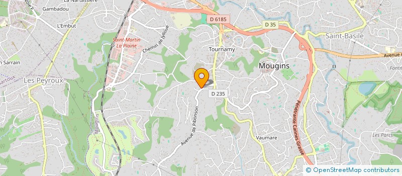 localisation de l'entreprise MONSIEUR PIERRE-LOUIS DEMEESTER  MOUGINS