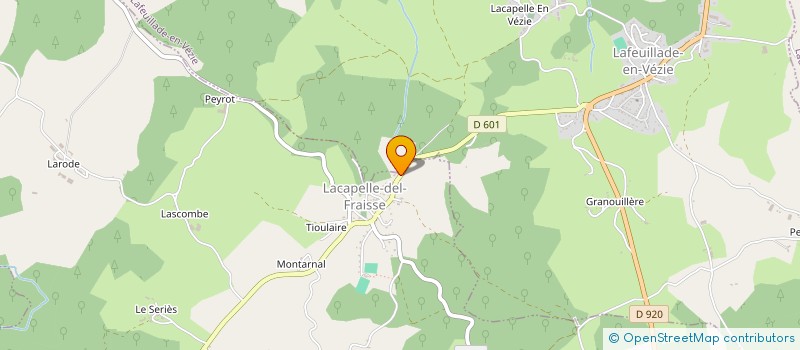 localisation de l'entreprise MONSIEUR PIERRE LOUIS FALIEZ à LACAPELLE-DEL-FRAISSE