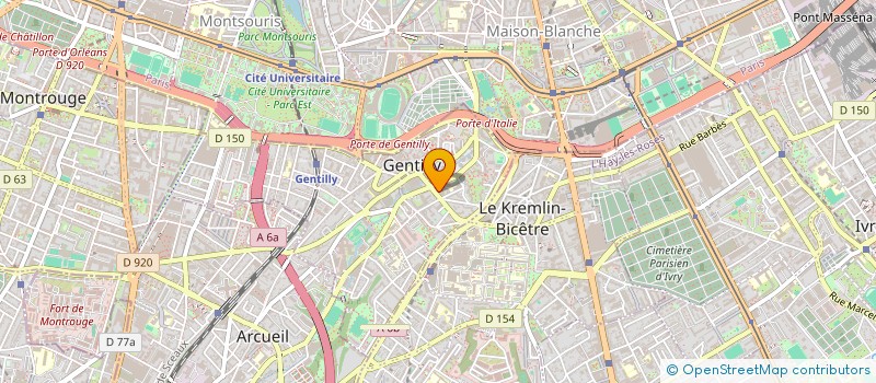 localisation de l'entreprise MONSIEUR PIERRE-LOUIS FAVREAU  GENTILLY