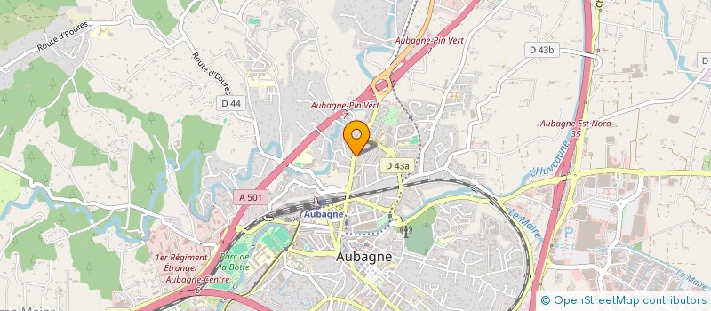 localisation de l'entreprise MONSIEUR PIERRE-LOUIS GAMEL à AUBAGNE