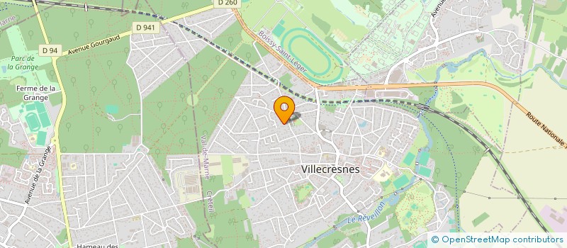 localisation de l'entreprise MONSIEUR PIERRE-LOUIS GOULAY  VILLECRESNES